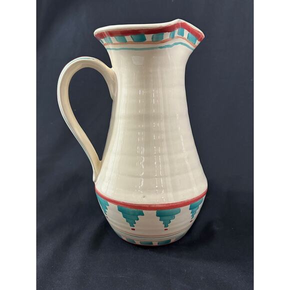 Apple Pie Southwestern Style Ceramic Pitcher - Picture 2 of 8